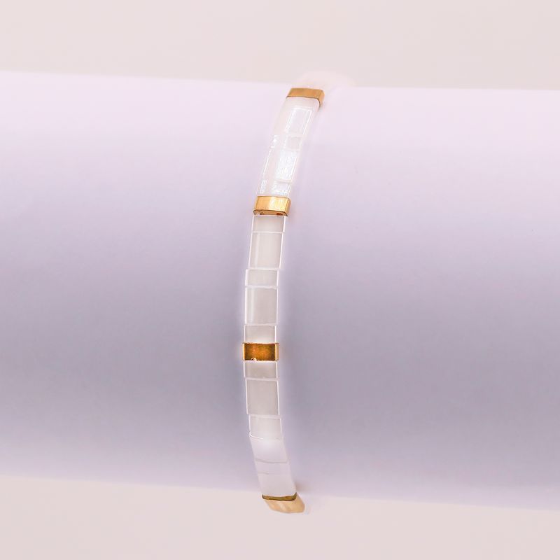 Pulsera Mosaico Sol C/v (14 Cm - 17 Cm)